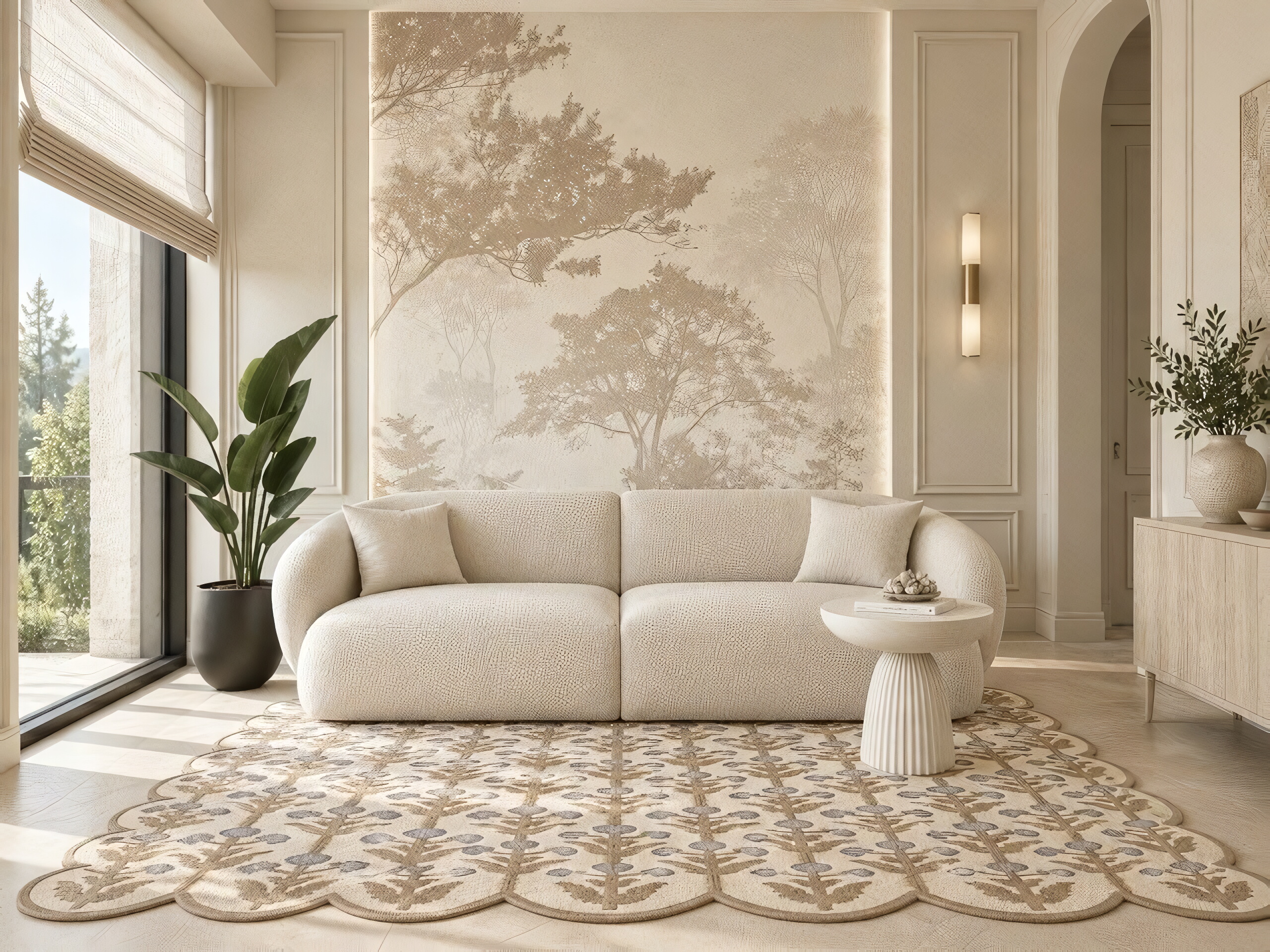 French flowers by Jaipur rugs - фото галереи